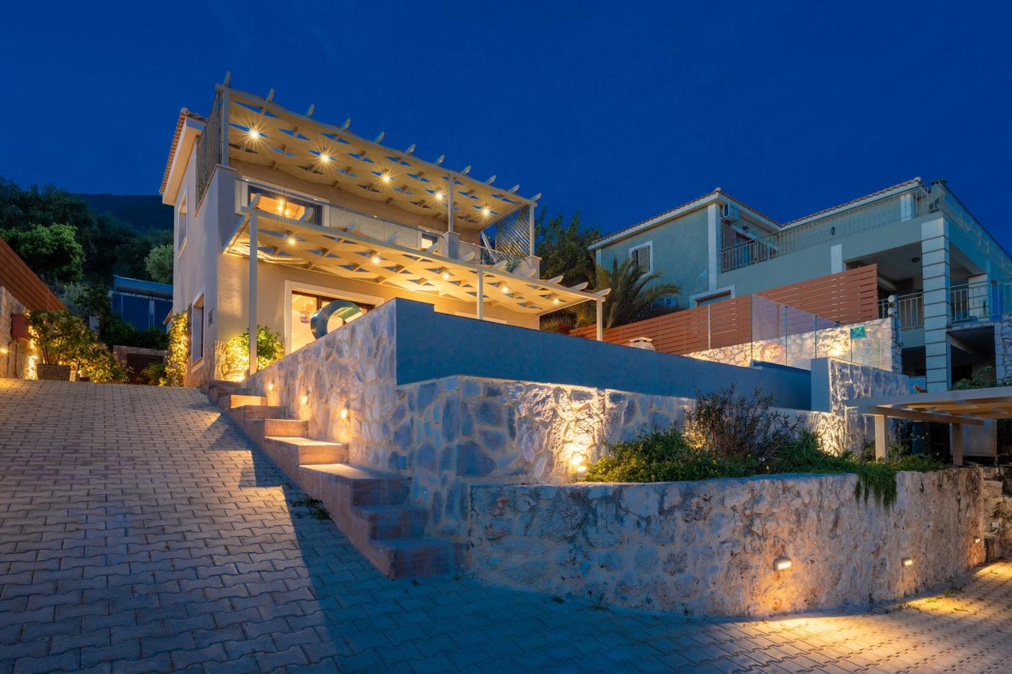 Kefalonia Heaven Villa Vlachata Bagian luar foto